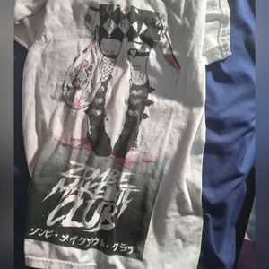 Zombie make-up club tshirt